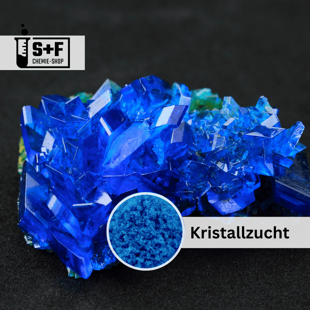 10kg - Kupfersulfat Pentahydrat (CuSO₄ · 5H₂O) - S+F Chemie - Shop - Chemikalie