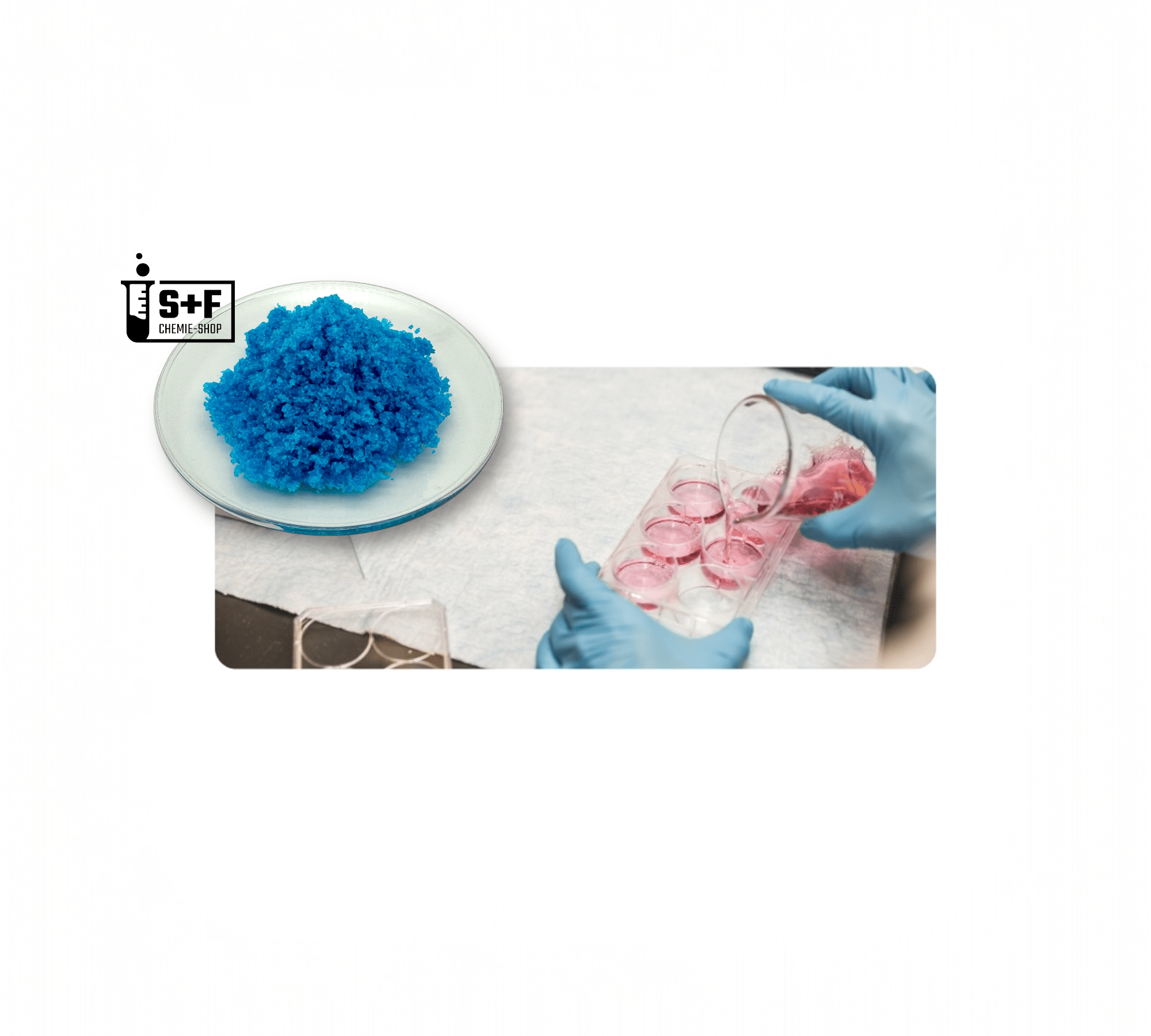 25kg - Kupfersulfat (CuSO₄ · 5H₂O) - S+F Chemie - Shop - Chemikalie