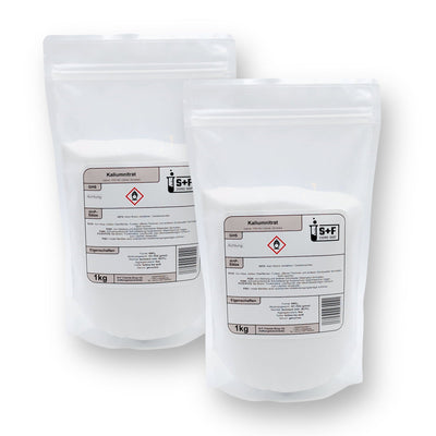Kaliumnitrat (KNO₃) - [1 kg - 10 kg] - S+F Chemie - Shop - Chemikalie