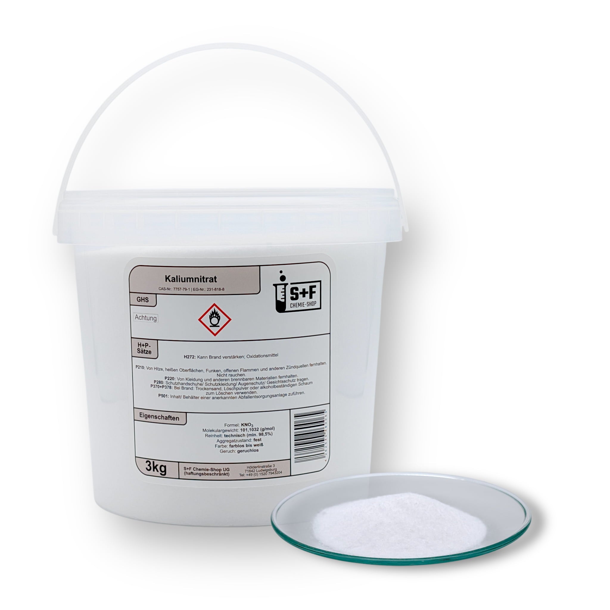 3 kg - Kaliumnitrat (KNO₃)