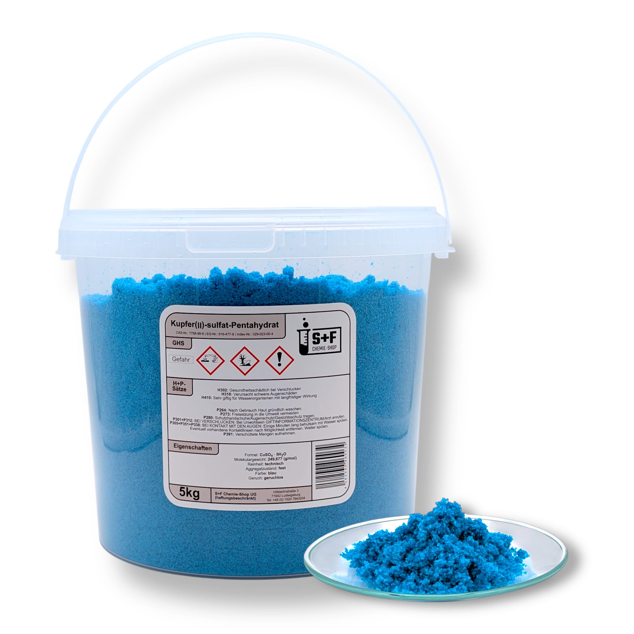 5 kg - Kupfersulfat (CuSO₄ · 5H₂O)